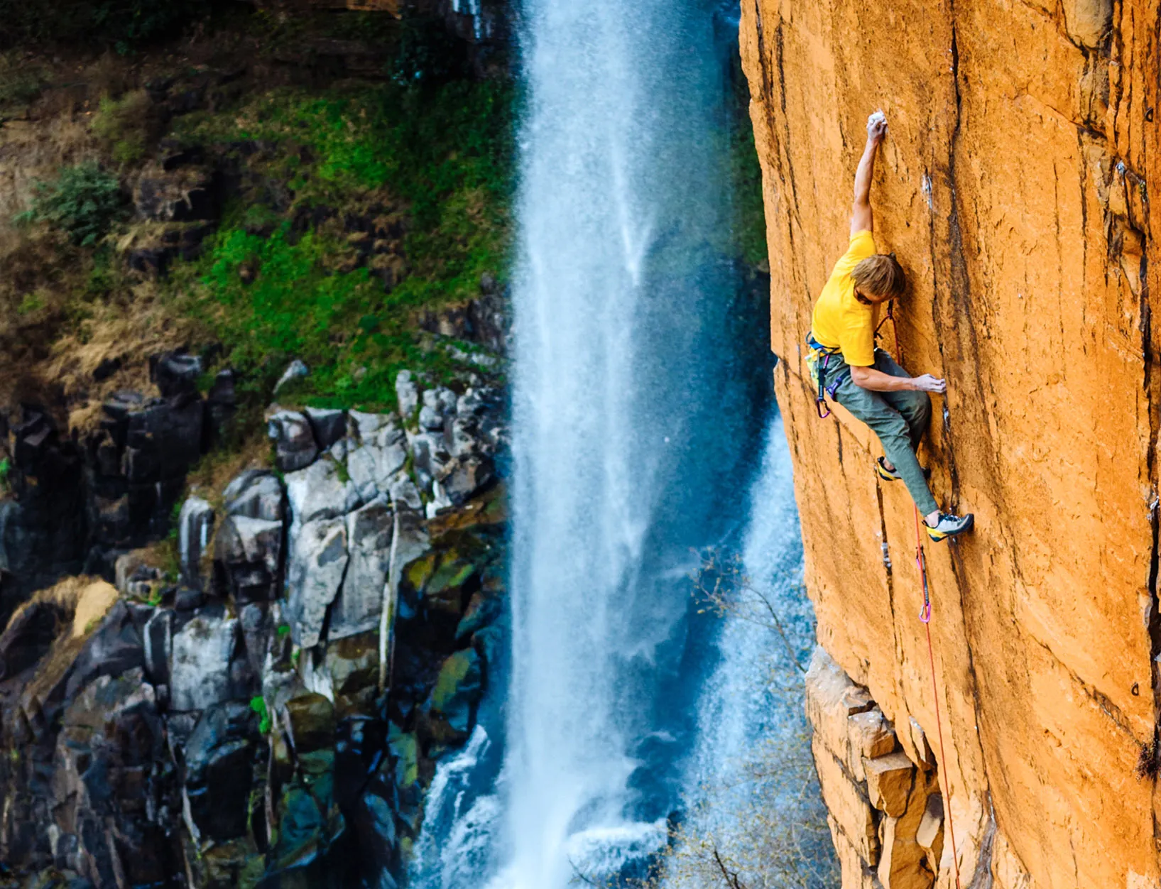 Satan’s Temple (29/7c+), Waterval Boven, South Africa. Photo Ken Etzel